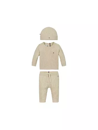 TOMMY HILFIGER | Baby Set 3-tlg. Pullover, Hose und Mütze | 